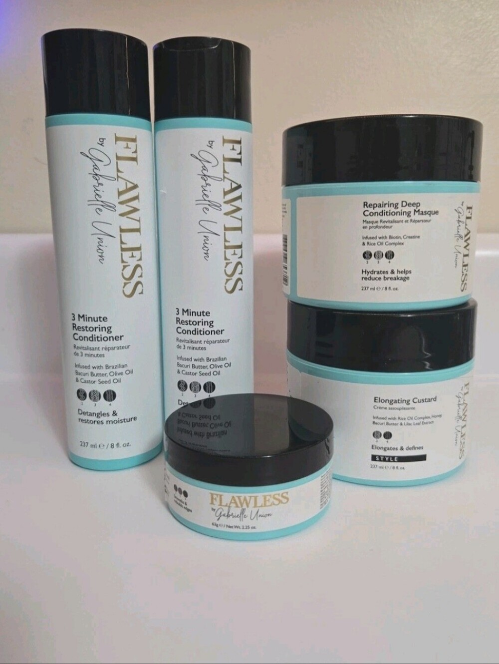 Flawless by Gabrielle Union hair care set